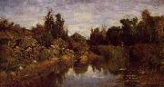 Charles-Francois Daubigny The Water's Edge oil painting